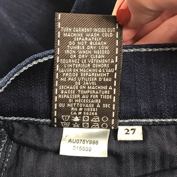 7FAM | Dark Wash Boot Cut Jeans size 27 - Picture 6 of 6